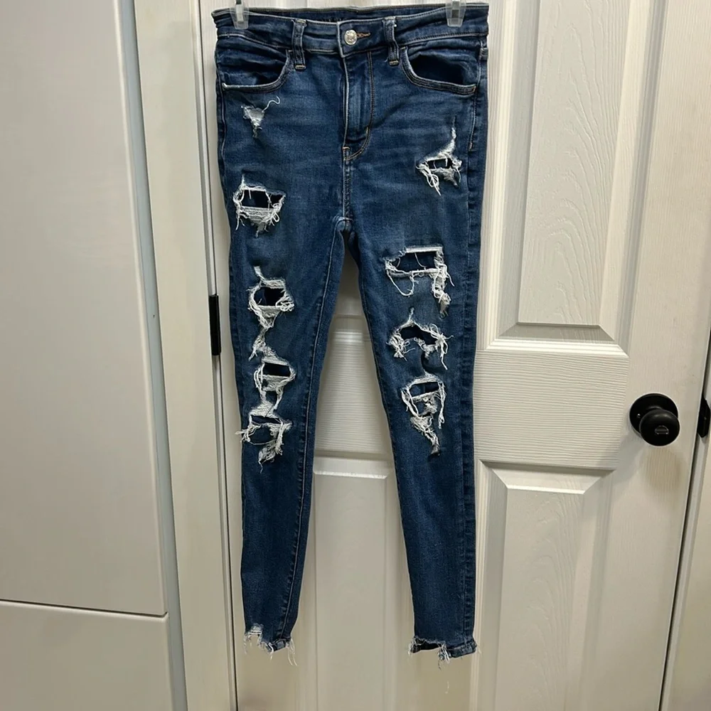 American Eagle Next Level Stretch Super Hi-rise Size 2 Short - Picture 1 of 8
